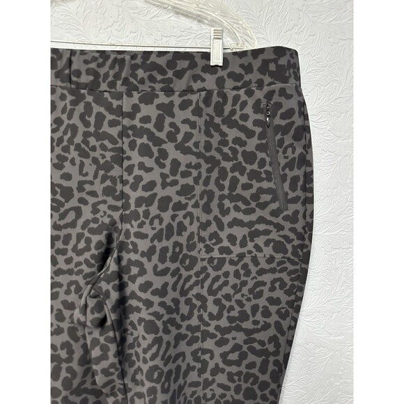Lane Bryant 20 Leopard Print On The Go Slim Pants E2 - Picture 3 of 7